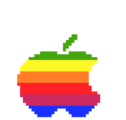 [9664c4] aple retro logo