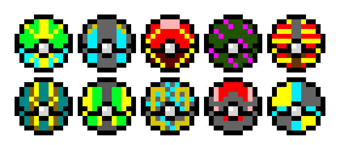 [9664c4] Pokemon Natures Pokeballs