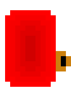 [9664c4] RED PLAYER TOP SIDE RIGHT FOOT