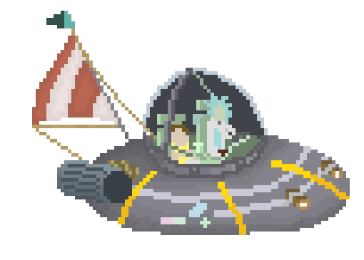 [9664c4] rick and morty spaceship