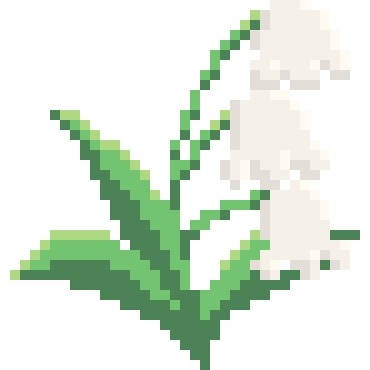 [9b9cad] Flower Pixel Art