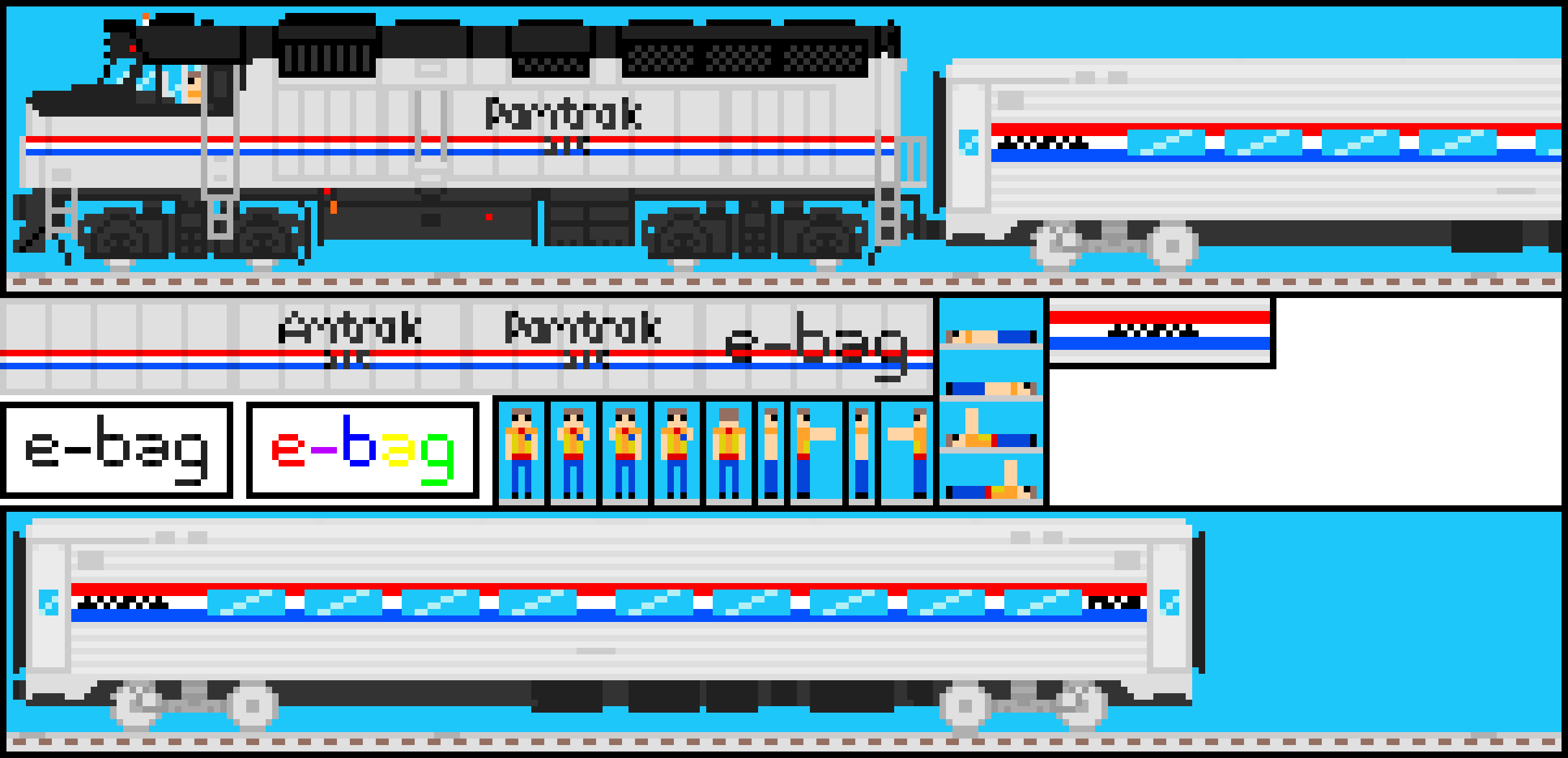 [fedf74] It took forever, but I finally have the coach done. That's pretty much it.
