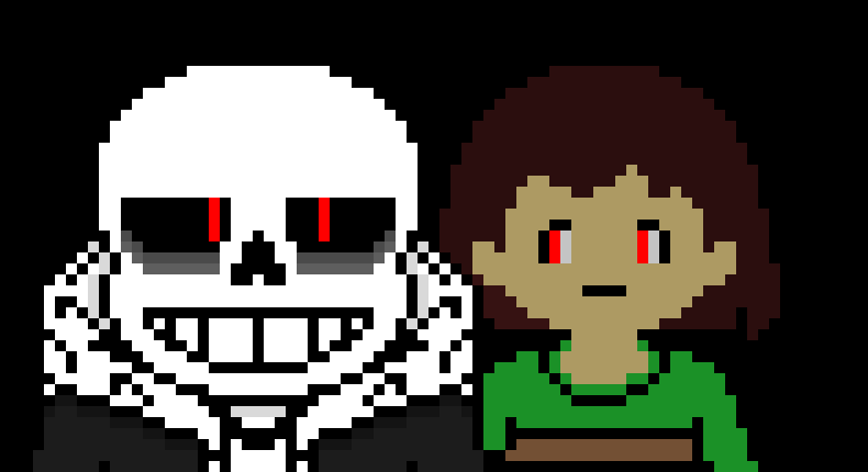 [0ae1f1] *tps and sees Stare* who is that, chara? [that's stare sans, he might think your Delete rather than attack you] oh uh alright then