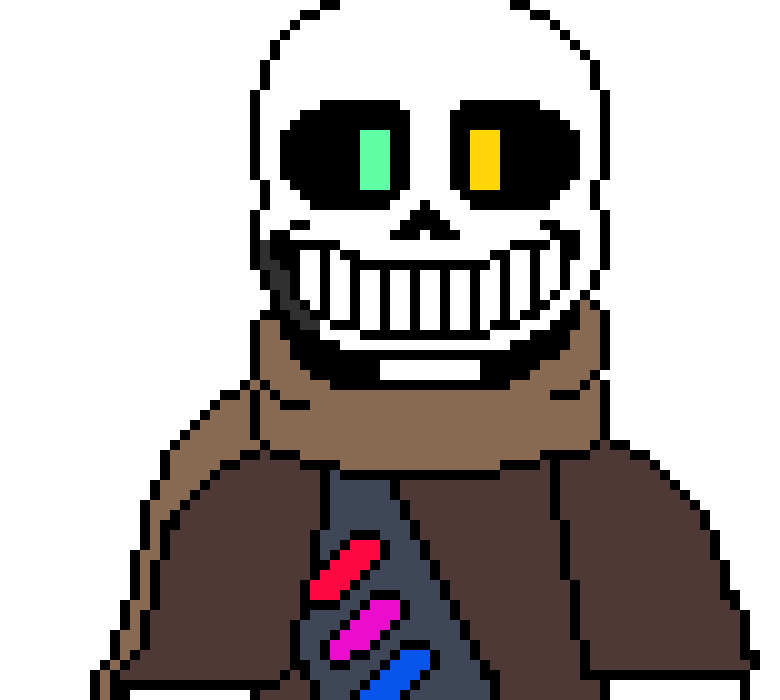[b9de0d] *making an alternate universe* - ink sans