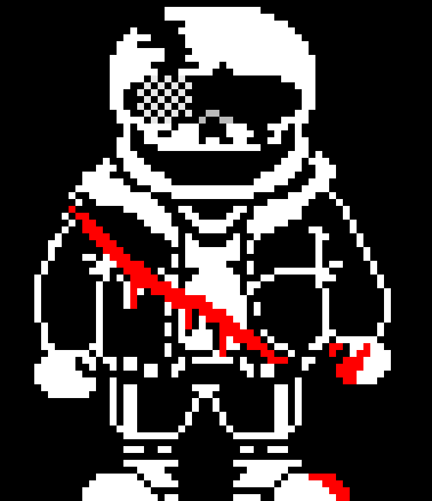  last breath Sans phase 3 and 2 Sprite