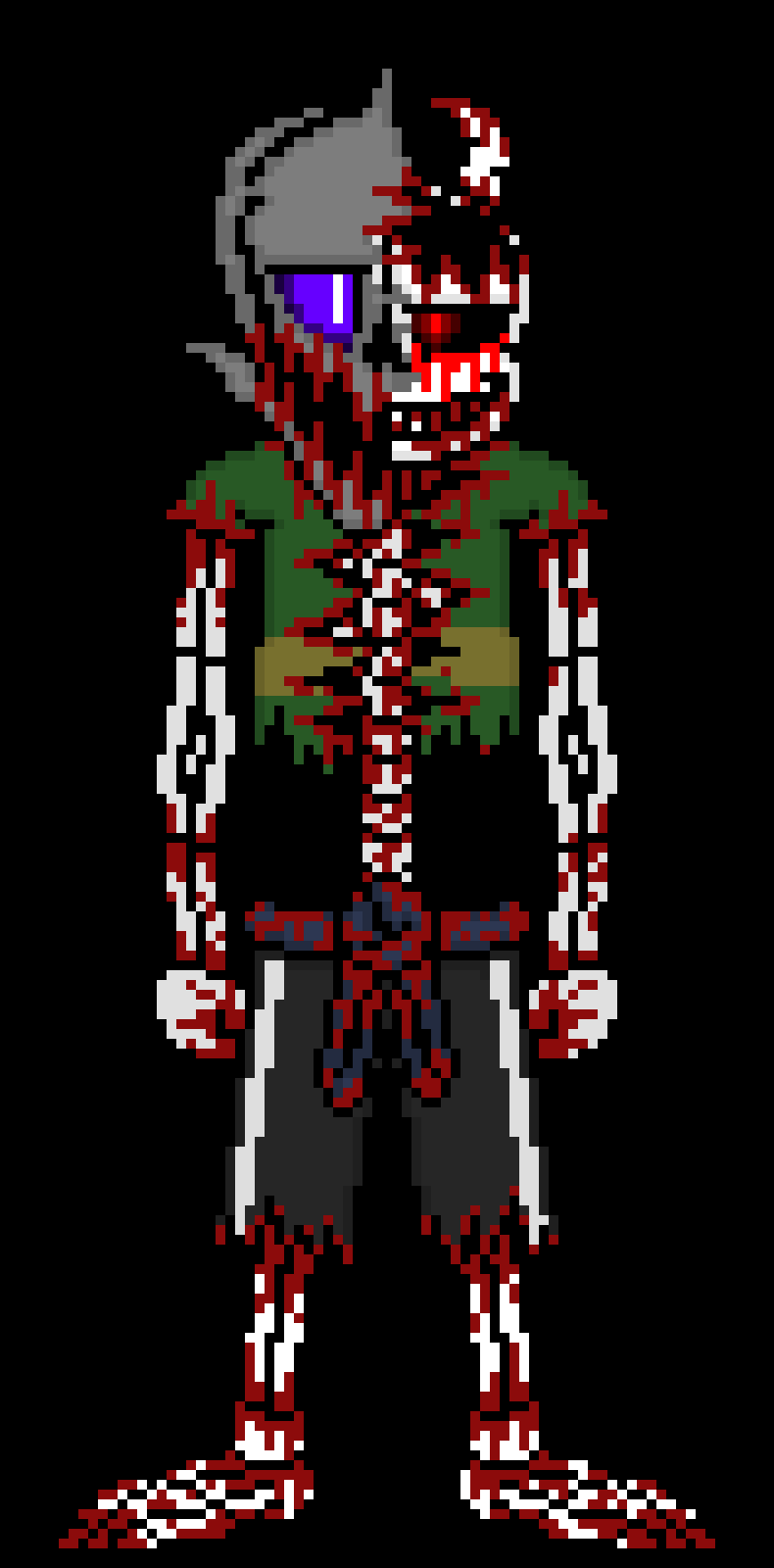[57dac4] this is something Madness would fear and there is no telling me otherwise (=< ) *towering behind Madness* heh, you dont mind if i arrive with a new look? . . . hmm? you seem quite startled