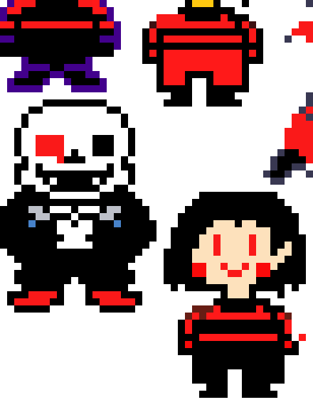 [f4a00a] Undertale characters #1