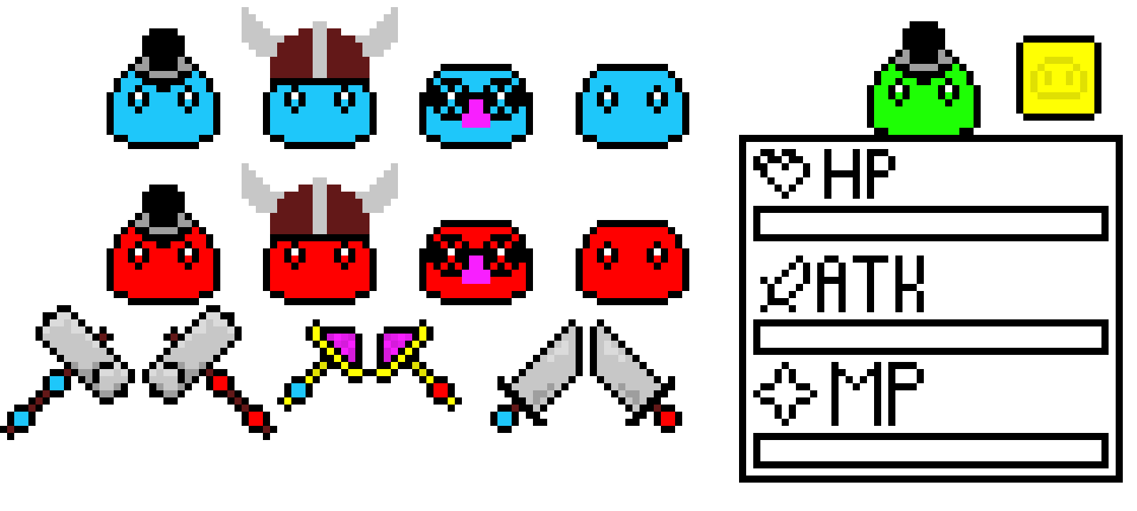 [fd0ee2] Blobbo battle art