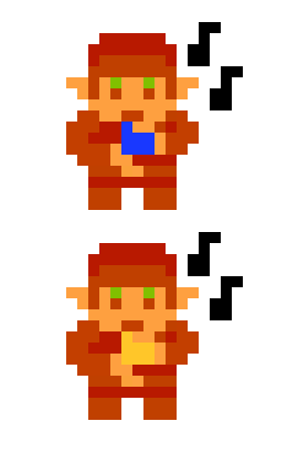 [cdcb4e] GORON LINK OCARINA SPRITES