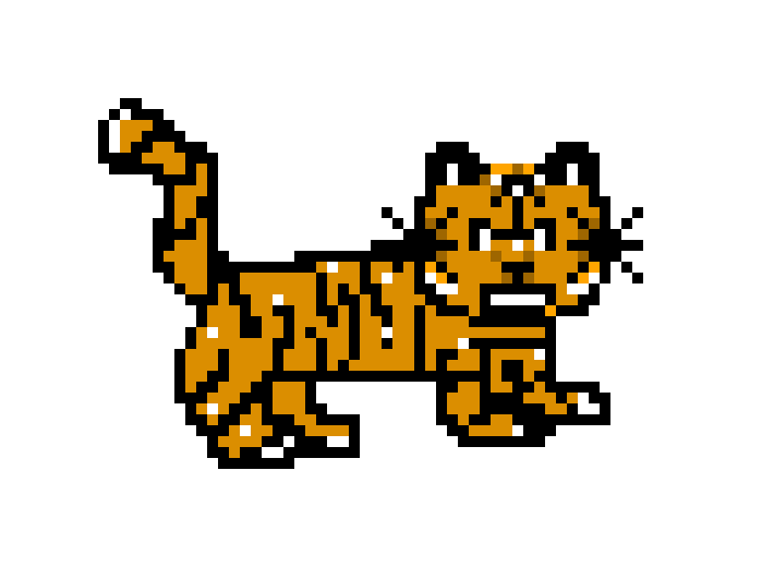 [9664c4] striped tiger