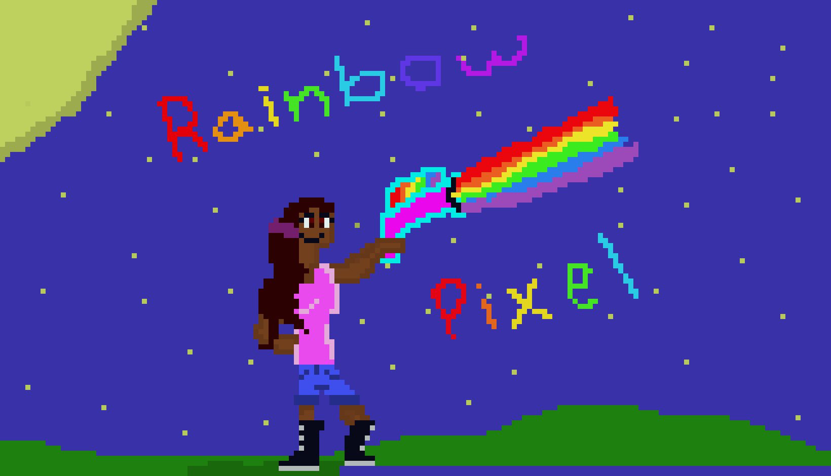 [9664c4] Rainbow pixel- Beginning