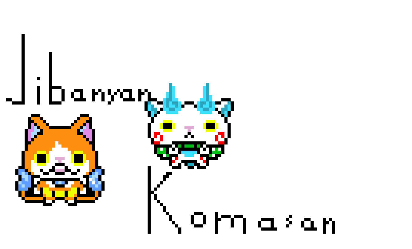 [9664c4] Yo-kai Watch Jibanyan&Komasan!