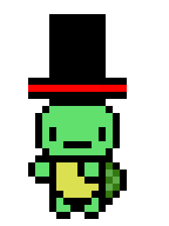 [96c639] i like turtles with top hat