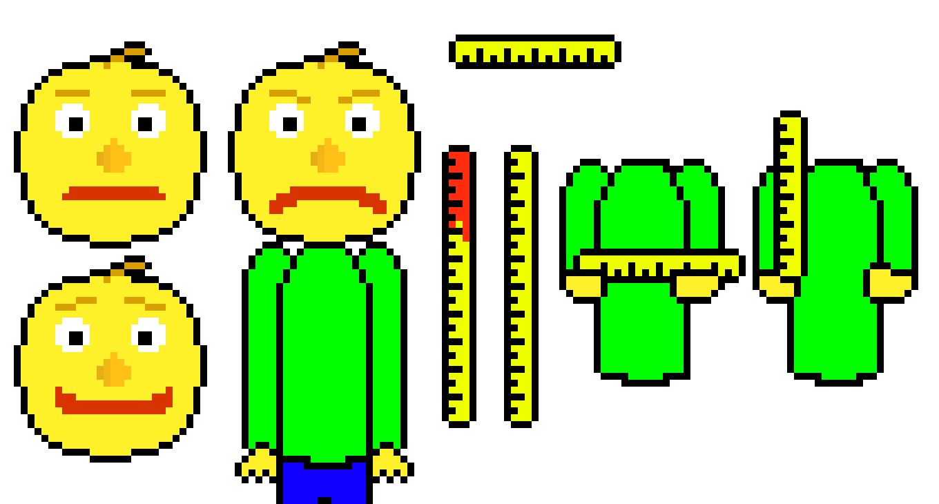 [9664c4] baldi sprite sheet full