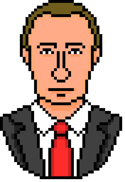 [437d02] Pixel Play Button