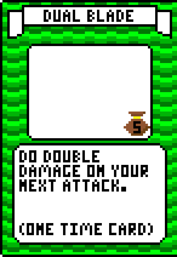 [aca841] Forest Dual Blade Card
