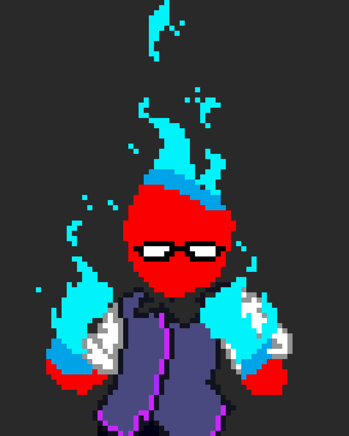[3a9c37] Flaming Dude