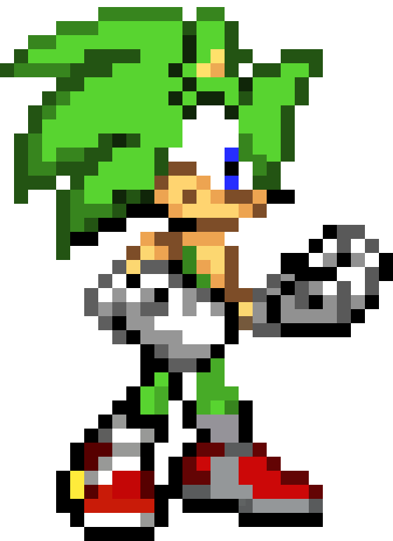 Sonic Advance: Sonic Sprite (Re-coloured!)