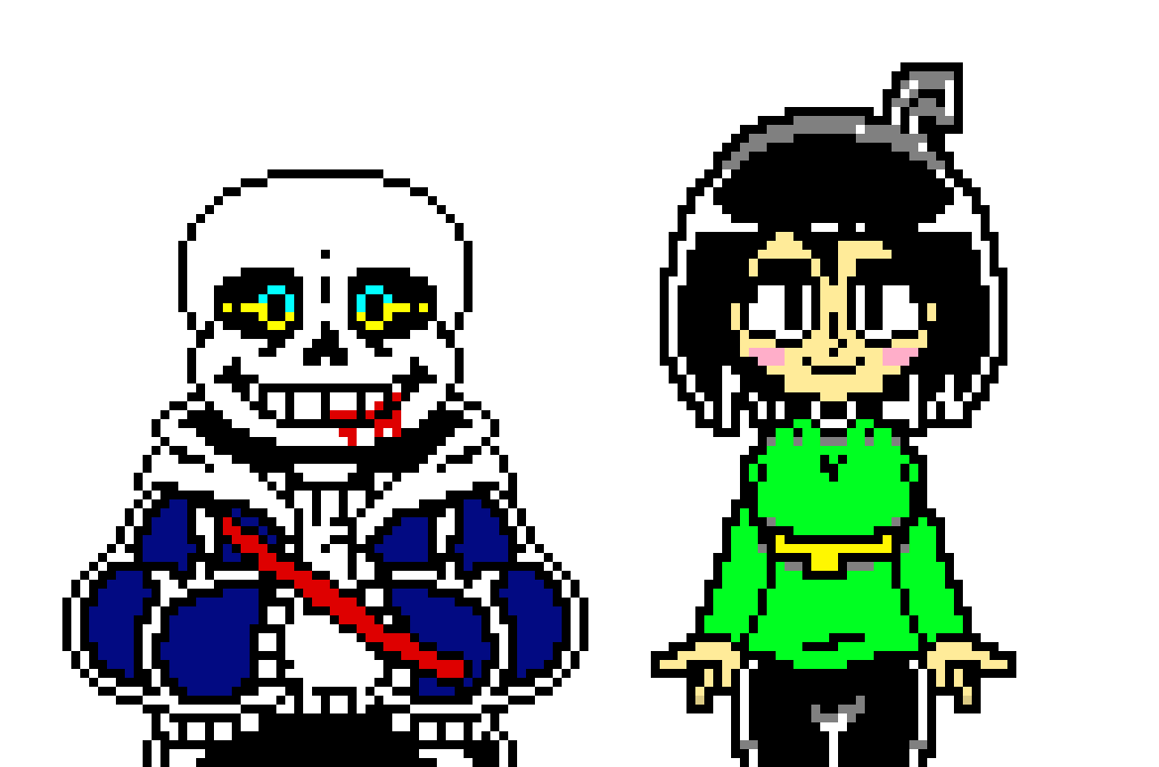 last hope sans and no more deals chara