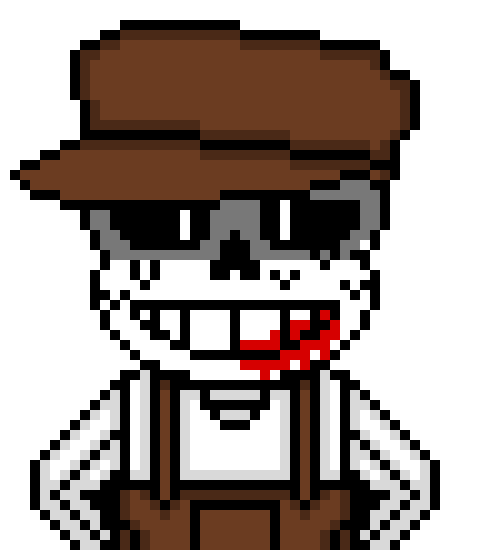 [00fc8a] *pulls out a revolver and shoots Terror*