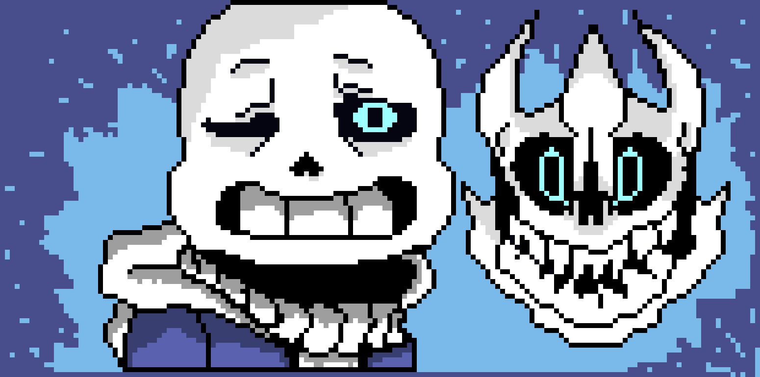 [9664c4] Sans with Gaster Blaster - Wip