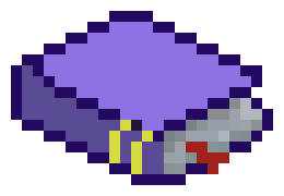 [9b9cad] Books Pixel Art