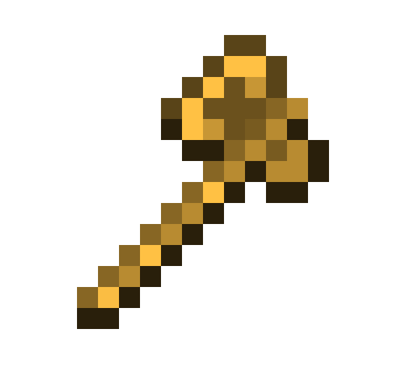 [6ee420] Minecraft wooden axe