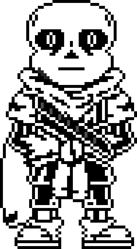 [670d58] Emotionless Ink Sans (All Vials Empty)