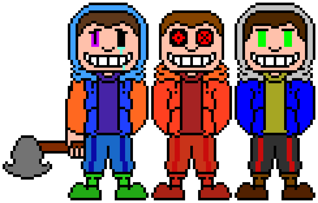 [d6b045] Fallen Gangsters Trio