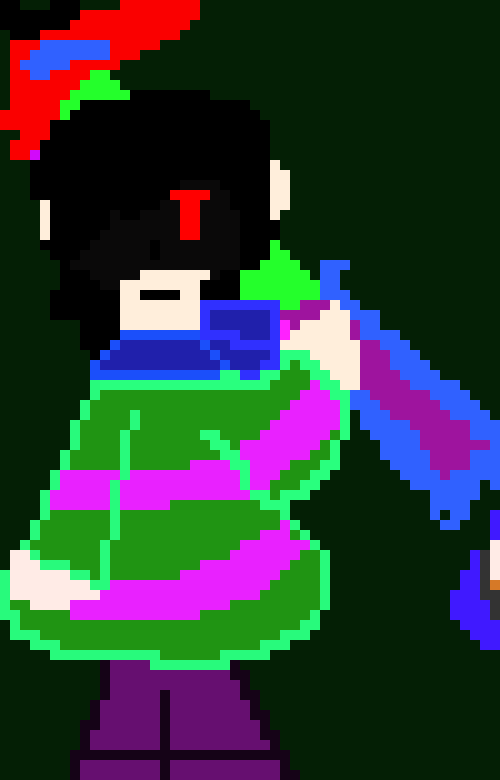 [904ba9] teleports to the kid that call her stupid she ams sword at him