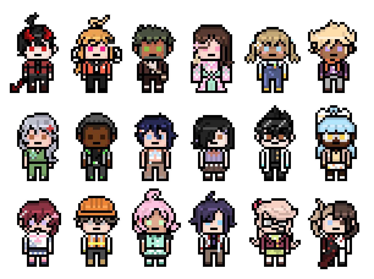 [5bd973] Danganronpa 1 OCs