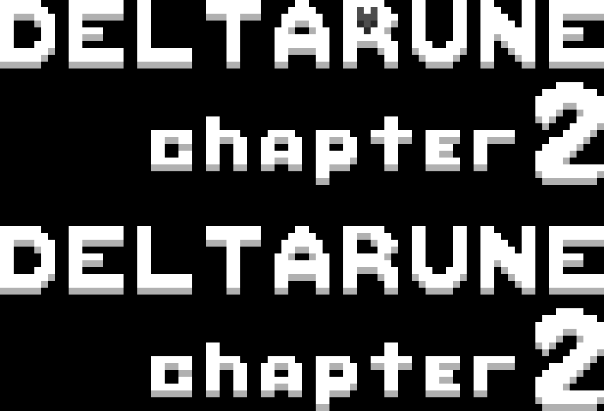 [377006] Deltarune Chapter 2 logo (maybe idk)