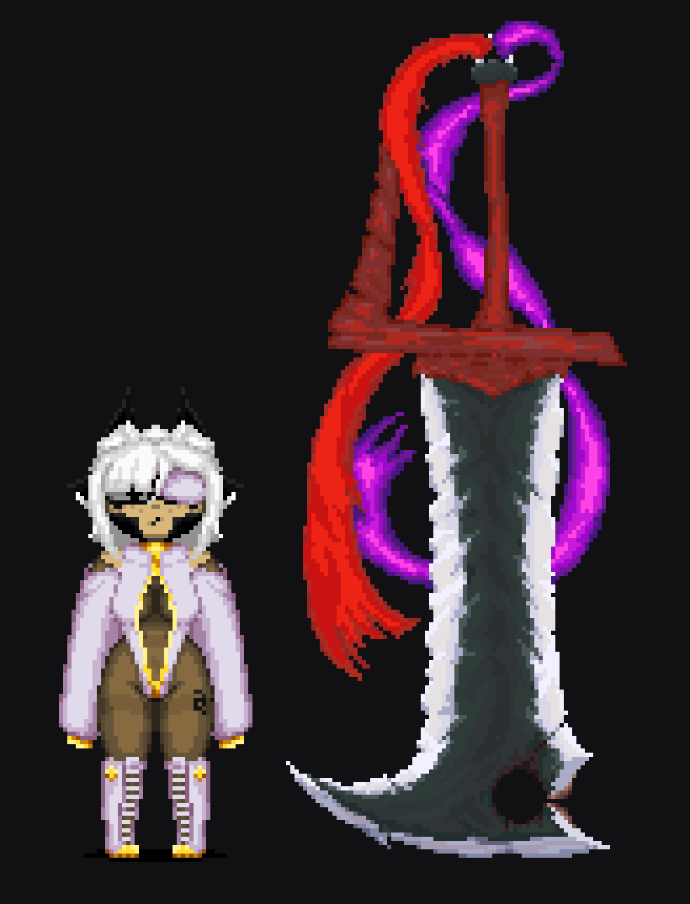 [Ekusukariba] [Origin Titancalibur (Titancalibur Mk1) compared to Ekusukariba, done]