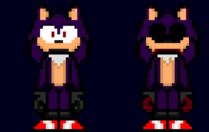 so in the past i tried to make a sonic.exe character (it looks ASS) 