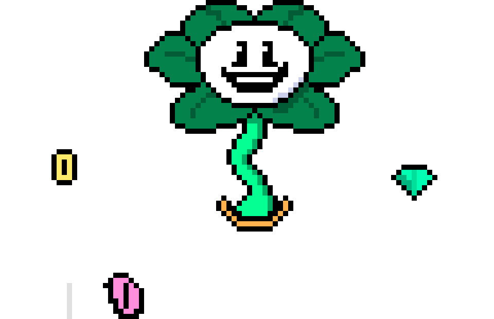 [965d3c] lucky flowey