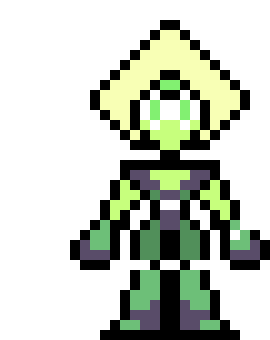 [9664c4] Steven Universe Pixel Art Peridot