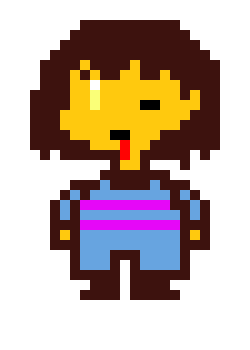 [bcb7cc] TA Undertale Frisk Hurt 1