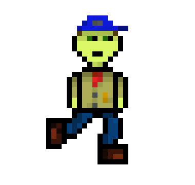 [13860d] boyScout_walkTwo