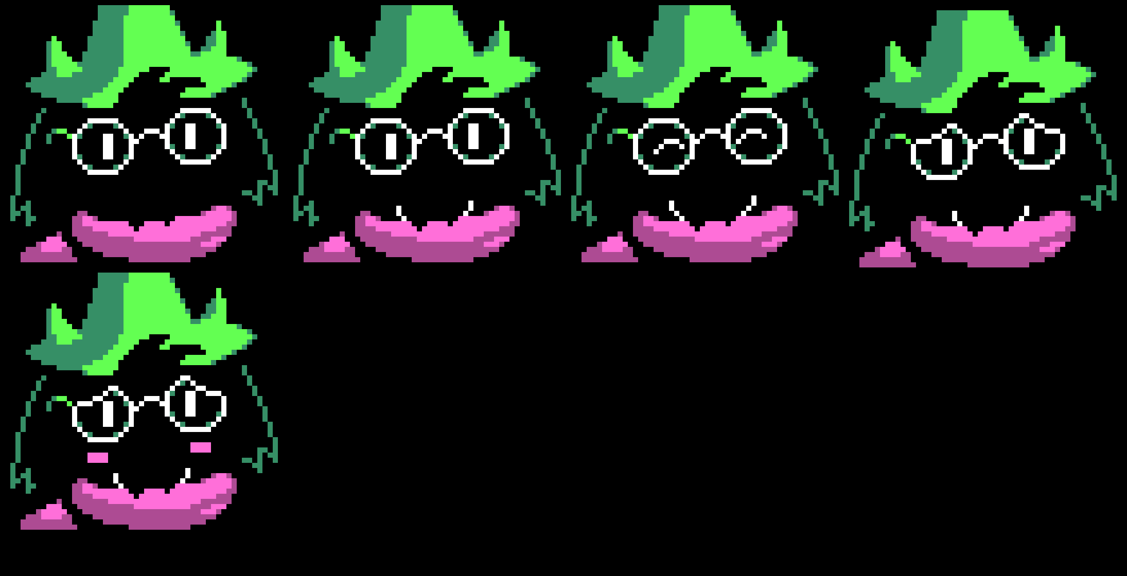 Ralsei faces (Not done) - K.Vargas