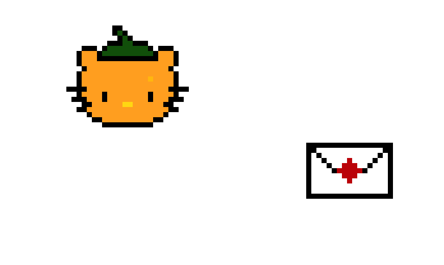 [9664c4] Hello Kitty Pumpkin and Harry Potter Envelope