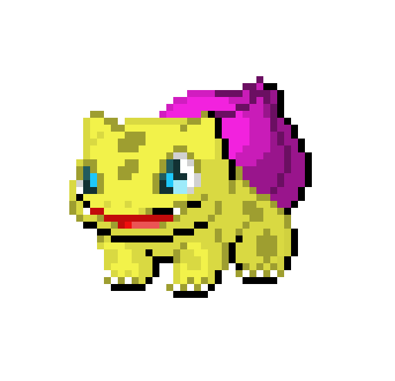 [e99e15] Shiny bulbasaur (my take)