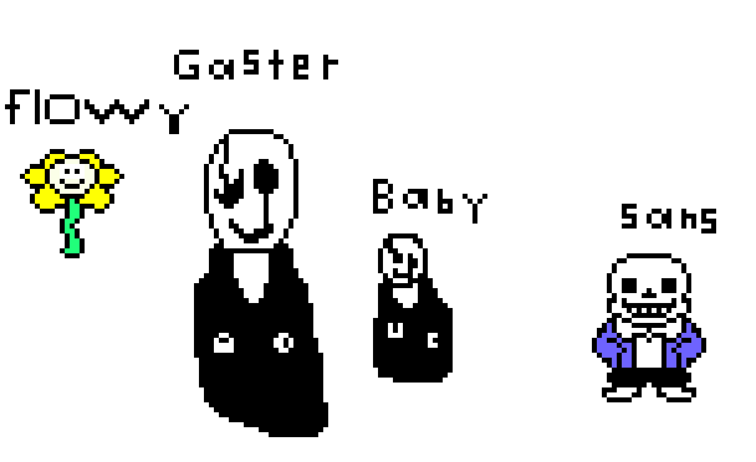 [9664c4] undertale sprites