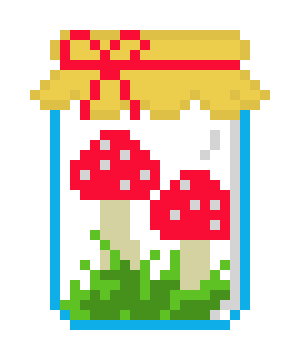 [b757a9] mushroom jar