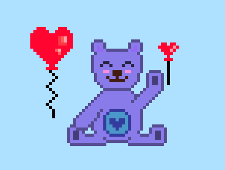 [9664c4] Violet the Purple Bear