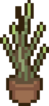 [9b9cad] Plant Pixel Art