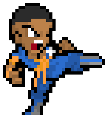 [9664c4] Harvey kick attack