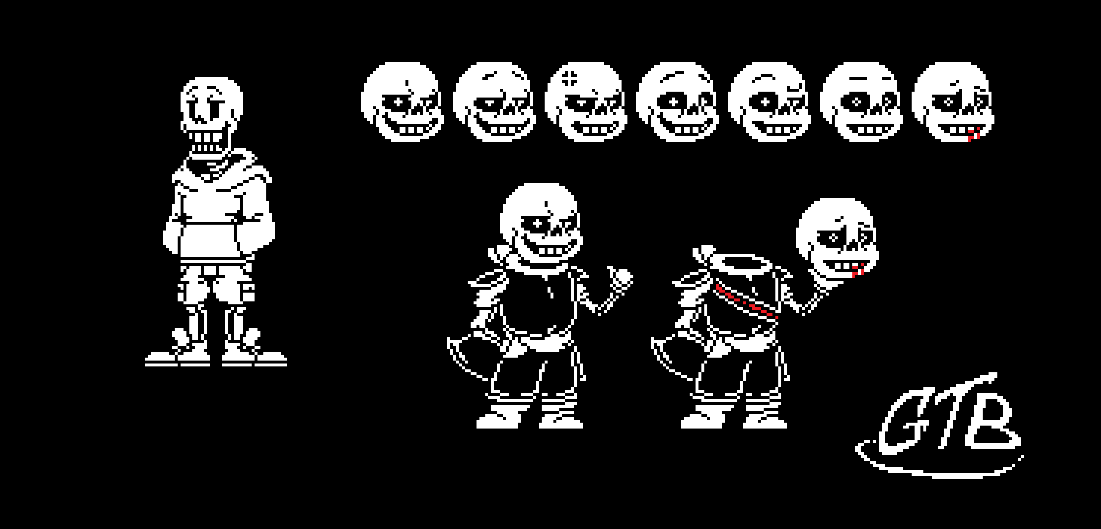 here have swap pap and sans 