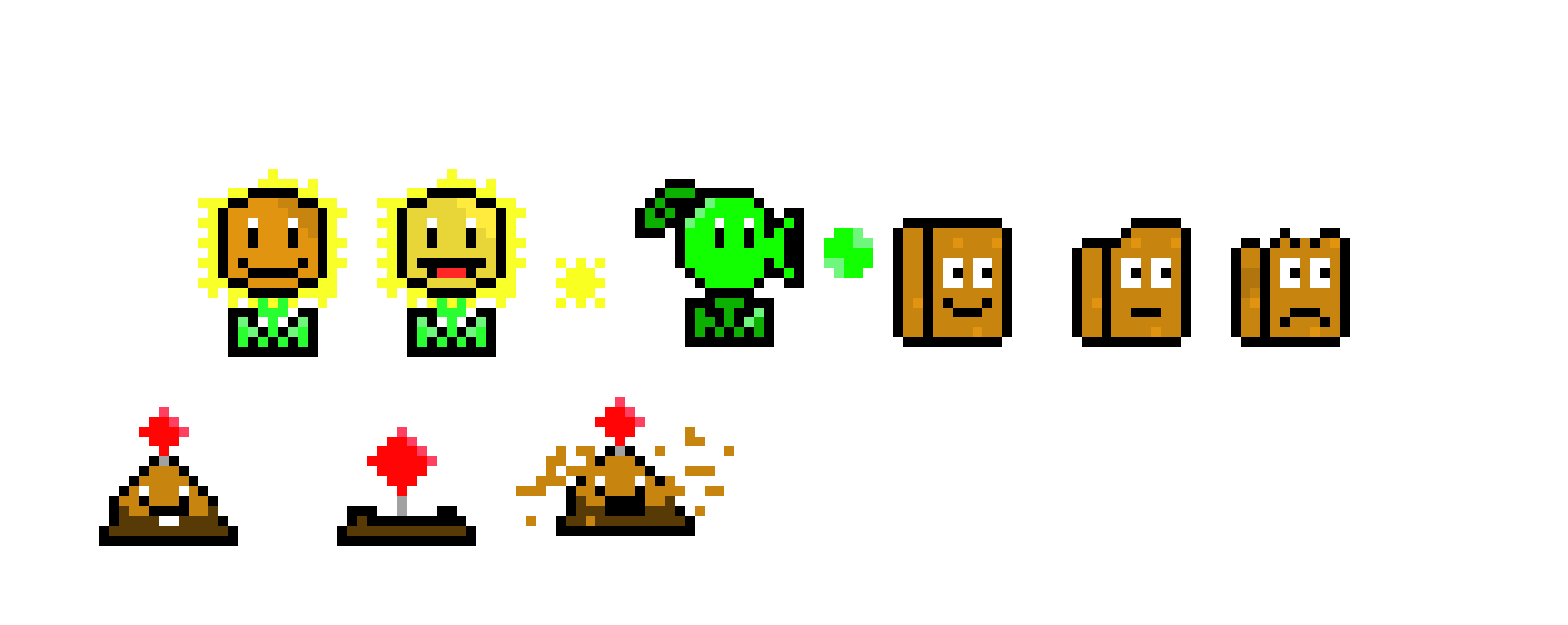 [c2f6d9] pvz pixel art 