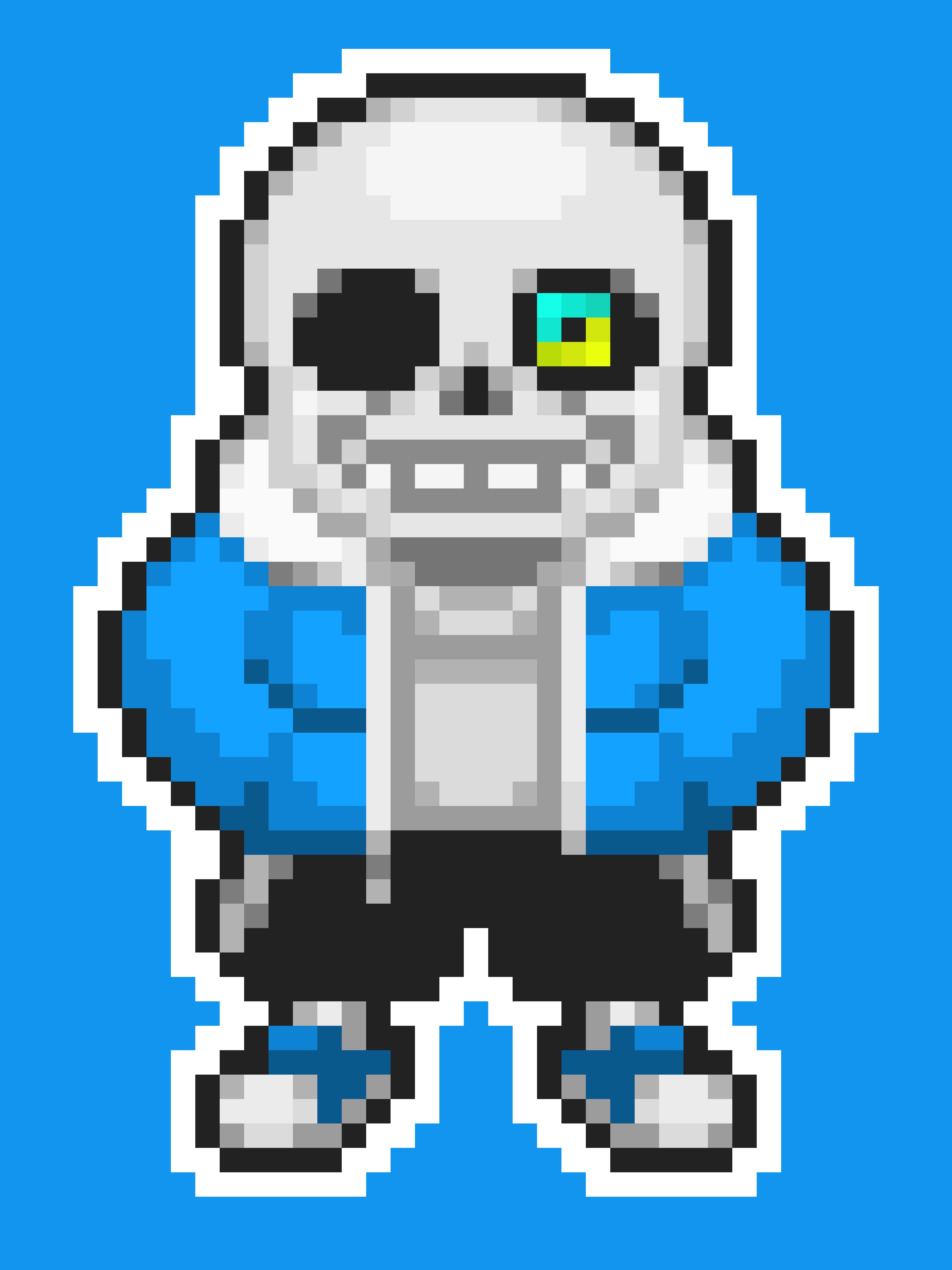 [9664c4] Sans (small pixel Glowing eye)