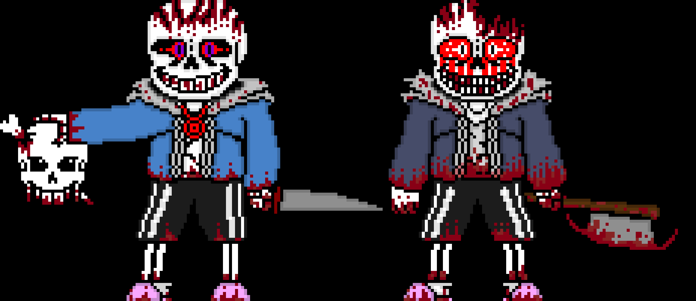 [e8cb42] TerrorSwap Insanity Sans and Terror Sans (have a guess on what TerrorSwap is meant to be)